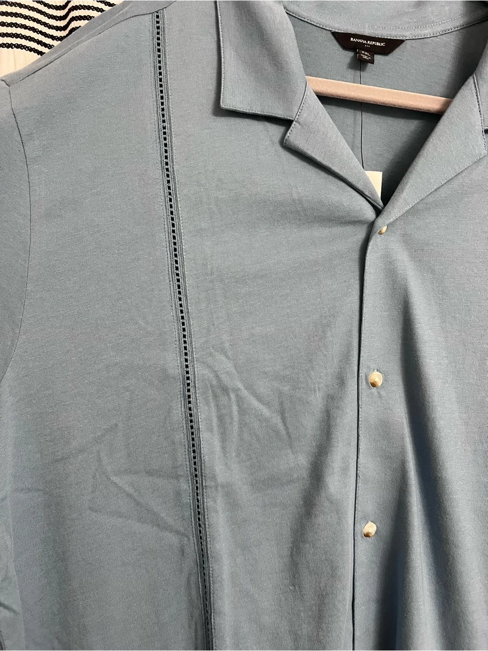 Banana Republic Mens Knit Resort Shirt